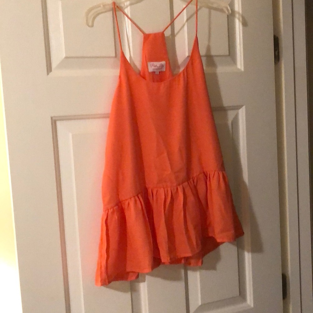 Cute lightweight peplum tank